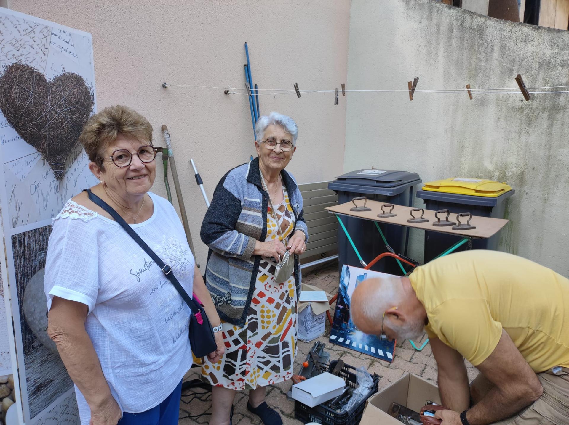Marie-Louise Rancier ne rate jamais un vide-maisons. 