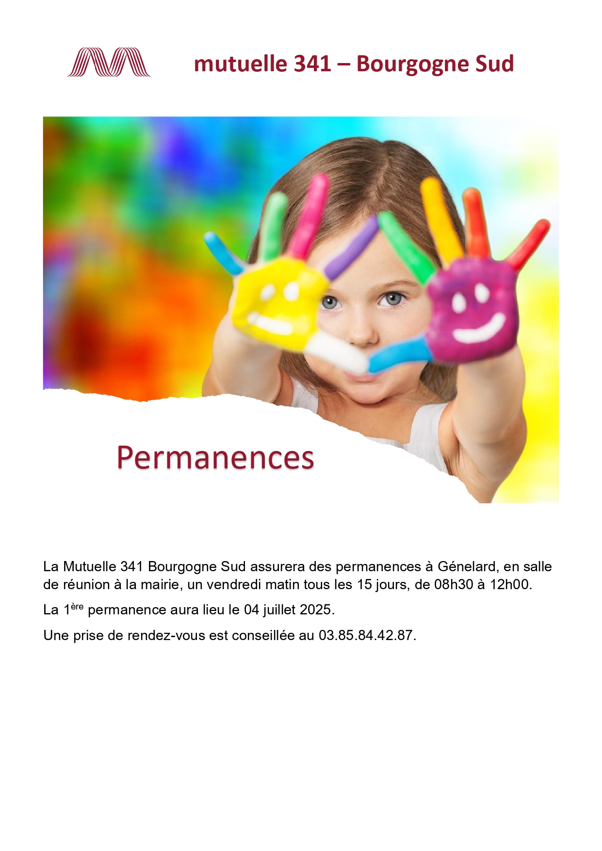 Permanences Mutuelle 341 à Génelard