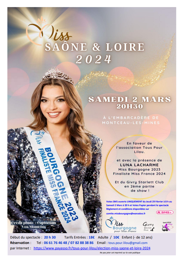 Election de miss Saône et Loire