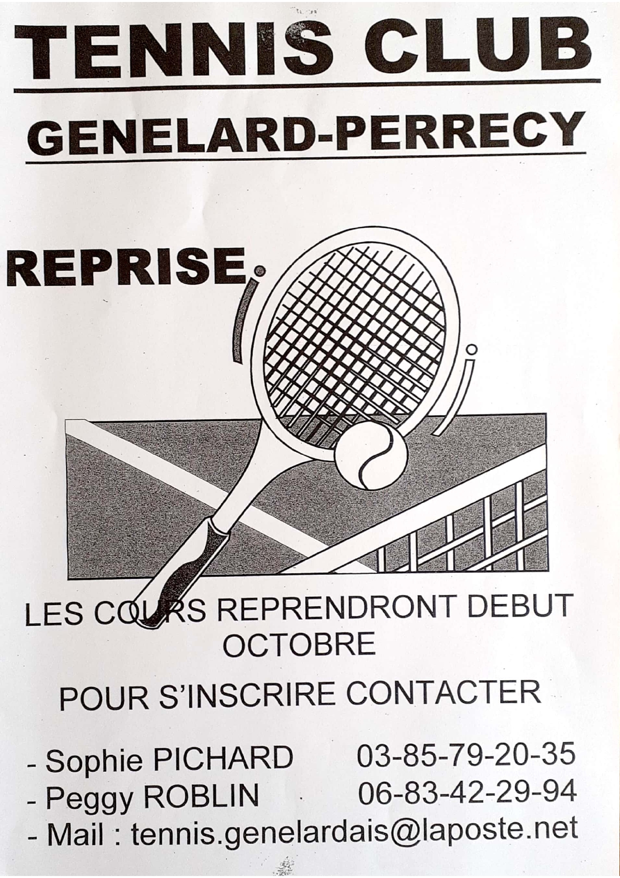 tennis club Génelard-Perrecy